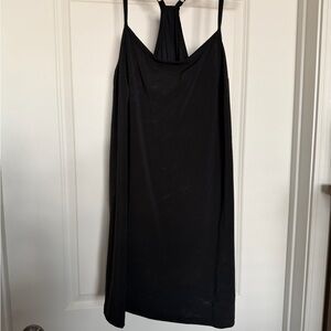 All in Motion Black Backless Dress